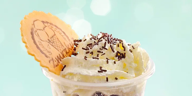 Gelato bubble dle výběru pro jedno či dva z rodinné zmrzlinárny na Žižkově