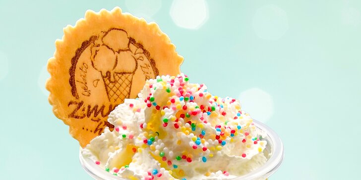 Gelato bubble dle výběru pro jedno či dva z rodinné zmrzlinárny na Žižkově