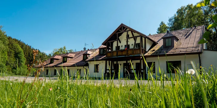 Pobyt v poklidné vesnici v Jeseníkách: ubytování pro 2-7 osob, turistika, cyklistika