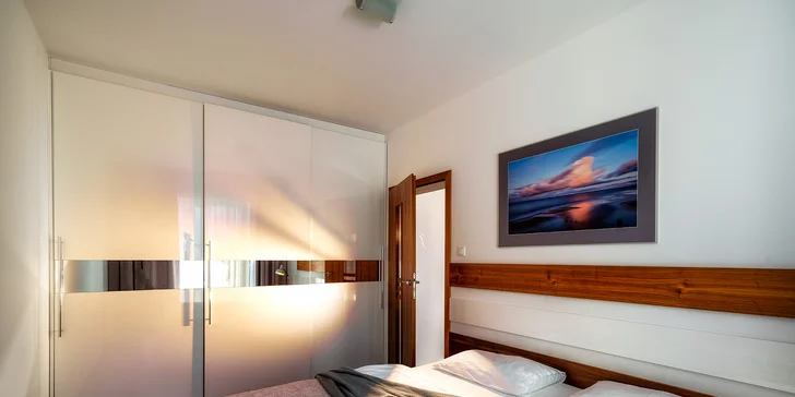 Moderní apartmány u Baltu: strava, neomezený wellness, skvělá herna i sleva do spa