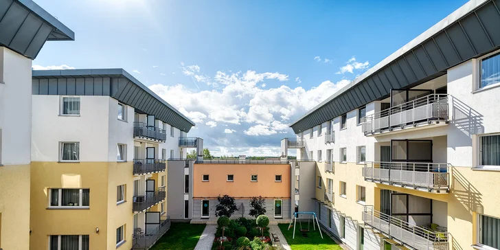 Moderní apartmány u Baltu: strava, neomezený wellness, skvělá herna i sleva do spa
