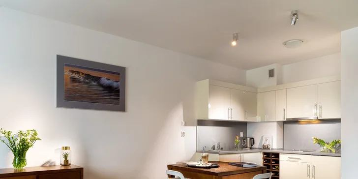 Moderní apartmány u Baltu: strava, neomezený wellness, skvělá herna i sleva do spa