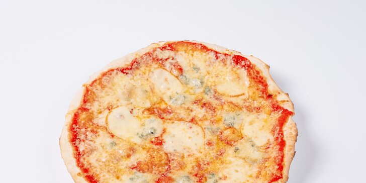 Pizza dle výběru z pravé italské mouky: 9 druhů, ⌀ 32 cm, pro 1 či 2 osoby