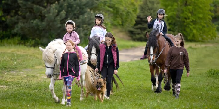 Vyjížďka na koních pro děti i dospělé nebo půldenní zážitek vč. občerstvení