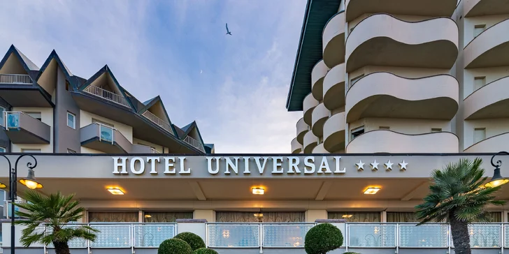 Italské přímořské město Cervia: 4* hotel 60 m od písečné pláže, snídaně, bazén a vířivka
