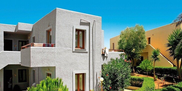 Letecky na Krétu: 4* hotel Sirios Village s all inclusive, dětský klub Čedog a bazény