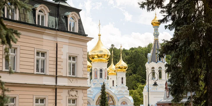 4* pobyt v Karlových Varech: snídaně či polopenze, na výběr i neomezený wellness a procedury