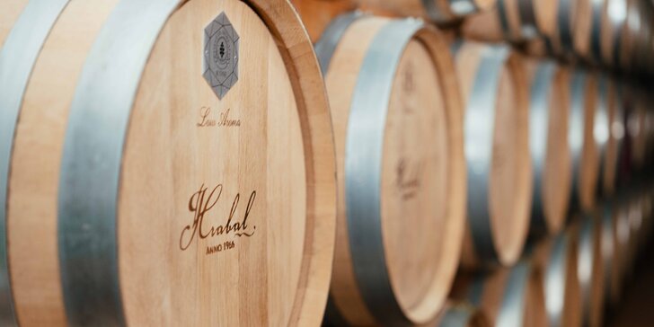 Degustace vín ve vinařství Hrabal: 8 až 10 vzorků s možností prohlídky vinařství pro 1 nebo 2 osoby