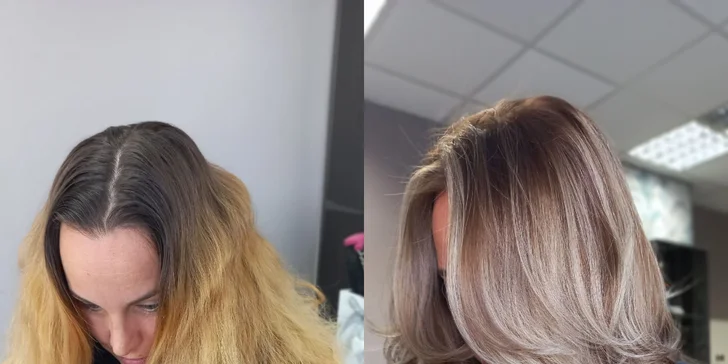 Dámský střih s masáží hlavy a vyživující maskou i sleva na barvení či melír