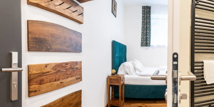 Luxusní apartmán v Krkonoších: krásný interiér, láhev prosecca i možnost privátního wellness