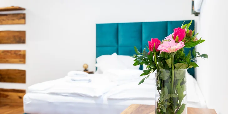 Luxusní apartmán v Krkonoších: krásný interiér, láhev prosecca i možnost privátního wellness
