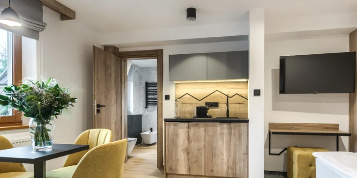 Zakopané: krásné apartmány v blízkosti Tater, možnost snídaně či polopenze, až 8 osob