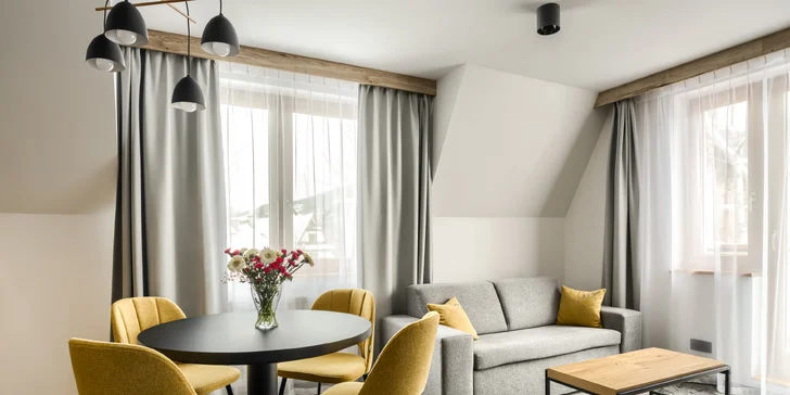 Zakopané: krásné apartmány v blízkosti Tater, možnost snídaně či polopenze, až 8 osob