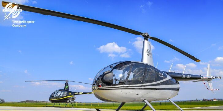 Vzrušující let vrtulníkem pro 1–5 osob: 18, 20 nebo 30 min. v oblacích