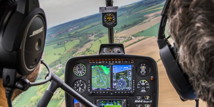 Pilotem vrtulníku na zkoušku: předletová příprava a 30min. let s instruktorem