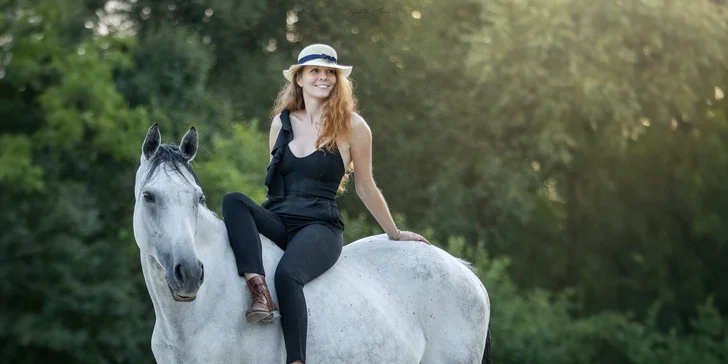 Focení venku i v ateliéru: fotografování osob, psů a koní, balíček 5 nebo 10 fotek