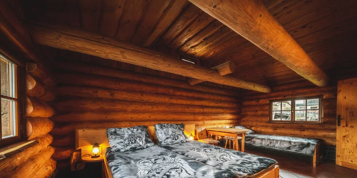 Romantický srub na Rabštejnsku: možnost vyjížďky na koních, skvělé místo pro pozorování hvězd