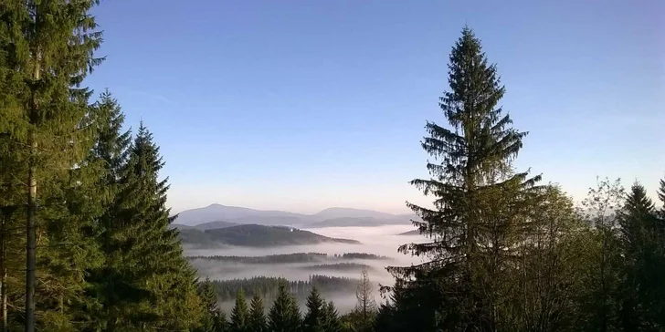 Pobyt na Beskydě: horská chata se snídaní i saunou, super na kola i zimní sporty