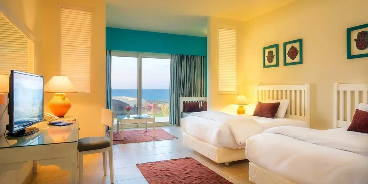 Severní Egypt letecky: 5* Hotel Caesar Bay Resort v Marsa Matrouh, all inclusive, písečná pláž