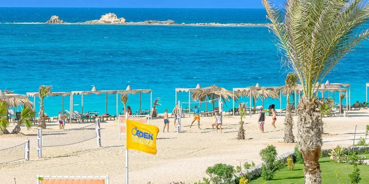 Severní Egypt letecky: 5* Hotel Caesar Bay Resort v Marsa Matrouh, all inclusive, písečná pláž