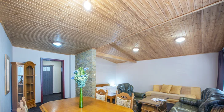 Příjemný hotel v jedné z nejlepších lokalit Slovenského ráje s polopenzí a slevou do AquaCity Poprad