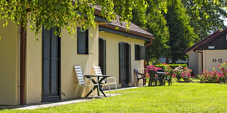 Do Slovinka za lázněmi: pobyt v bungalovu u termálních lázní Ptuj, polopenze, 2 osoby