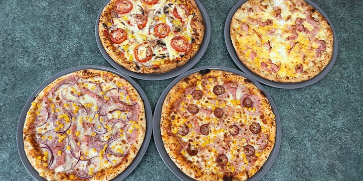 45cm pizza dle vlastního výběru: margherita, šunková, pikantní i tuňáková