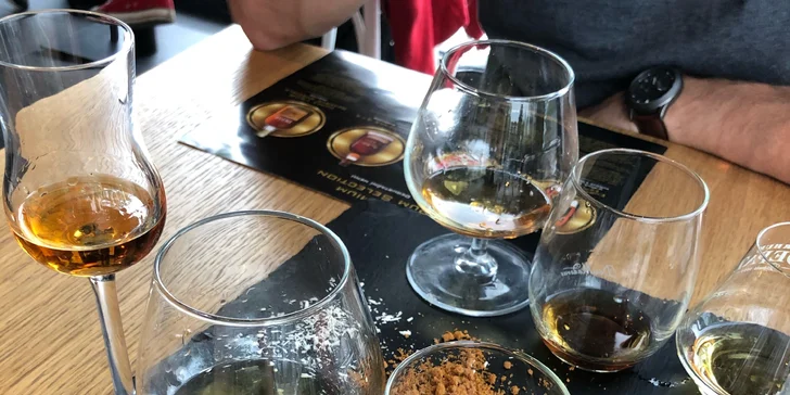 Degustace prémiových rumů pro 1 nebo 2 osoby