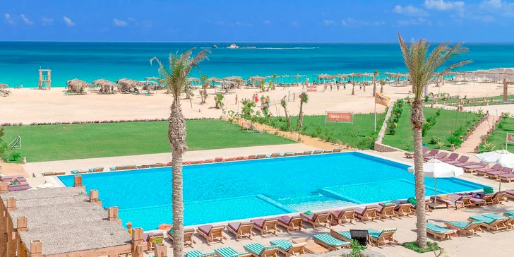 Severní Egypt letecky: 5* Hotel Caesar Bay Resort v Marsa Matrouh, all inclusive, písečná pláž