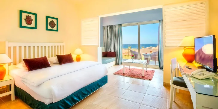Severní Egypt letecky: 5* Hotel Caesar Bay Resort v Marsa Matrouh, all inclusive, písečná pláž
