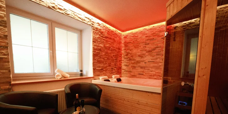 Dovolená v Moravském krasu: apartmá s privátním wellness přímo na pokoji