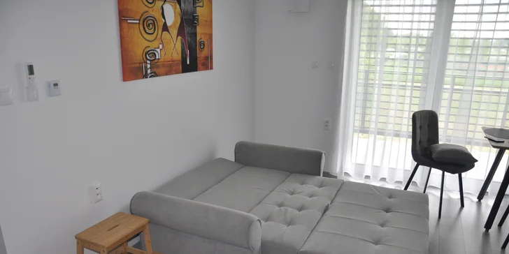 Relax v Dunajské Stredě: krásný apartmán se snídaní v ceně i vstup do Thermalparku