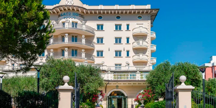 Luxus v Itálii: město Cervia, luxusní 5* pobyt přímo u písečné pláže, snídaně, varianta s 1 obědem
