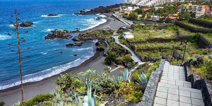 Kanárský ostrov La Palma: hotel Las Olas**** s bazénem, polopenze i letenky v ceně