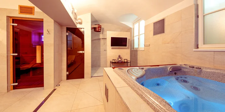 120 min. privátního wellness i se sektem a občerstvením pro 2 osoby