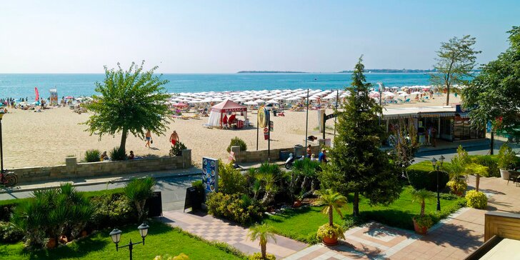 Bulharsko: hotel Sentido Bellevue přímo na pláži, all inclusive i letenky