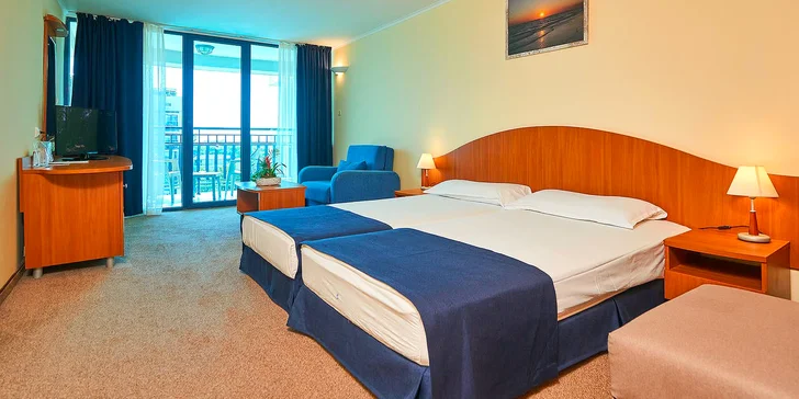 Bulharsko: hotel Sentido Bellevue přímo na pláži, all inclusive i letenky