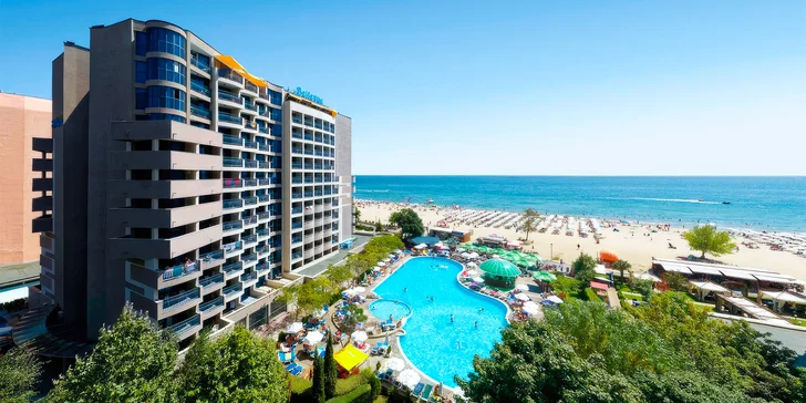Bulharsko: hotel Sentido Bellevue přímo na pláži, all inclusive i letenky