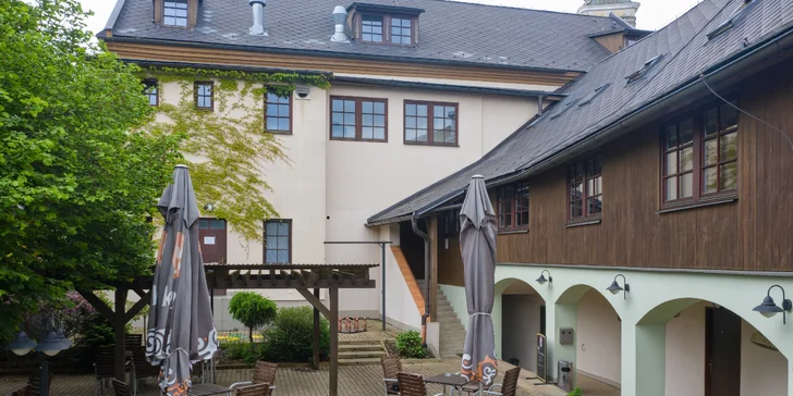 Pobyt v Bystrém na Vysočině: hotel se slaným bazénem a vířivkou, snídaně či polopenze