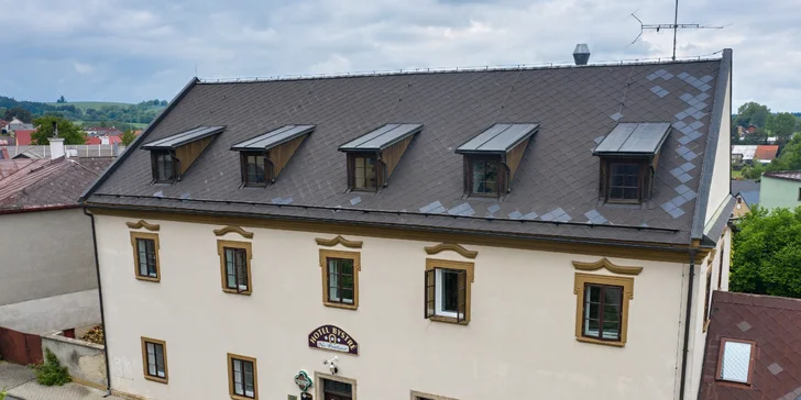 Pobyt v Bystrém na Vysočině: hotel se slaným bazénem a vířivkou, snídaně či polopenze
