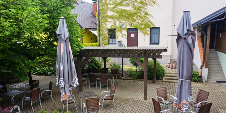 Pobyt v Bystrém na Vysočině: hotel se slaným bazénem a vířivkou, snídaně či polopenze