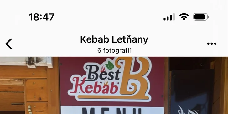 Kebab v boxu nebo tortille a nápoj na odnos s sebou