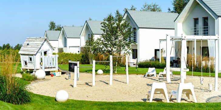 Władysławowo: moderní prázdninové domky až pro 6 osob, písečná pláž 2 km i pronájem kol