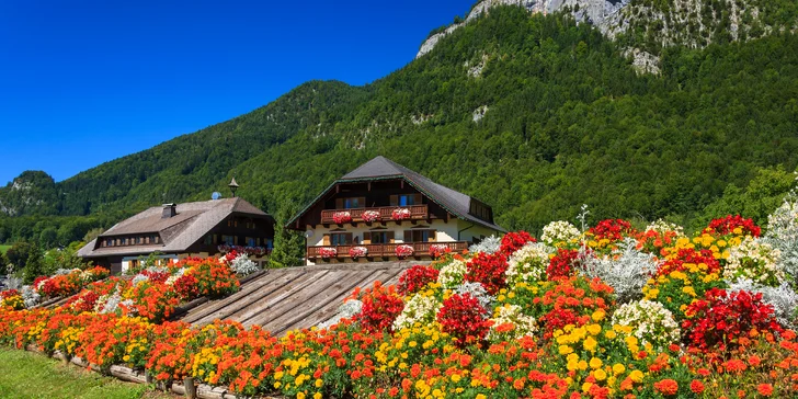 1denní výlet po perlách Solné komory: Hallstatt, Wolfgangsee a Schafberg, doprava tam i zpět
