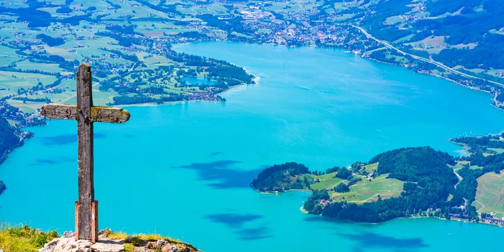 1denní výlet po perlách Solné komory: Hallstatt, Wolfgangsee a Schafberg, doprava tam i zpět