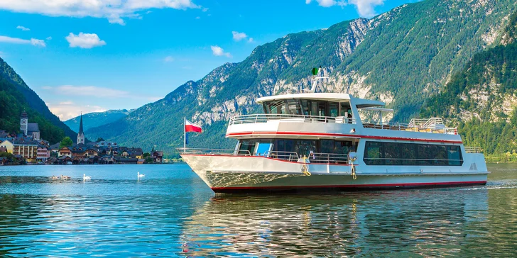 1denní výlet po perlách Solné komory: Hallstatt, Wolfgangsee a Schafberg, doprava tam i zpět