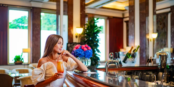 Legendární Grand Hotel International v Praze: pobyt se snídaní, skvělá dostupnost do centra