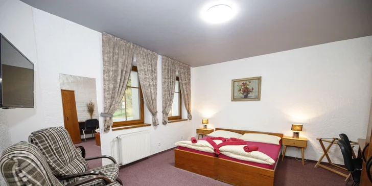 Hotel s pivovarem v Krkonoších: snídaně či polopenze, možnost exkurze i romantické večeře