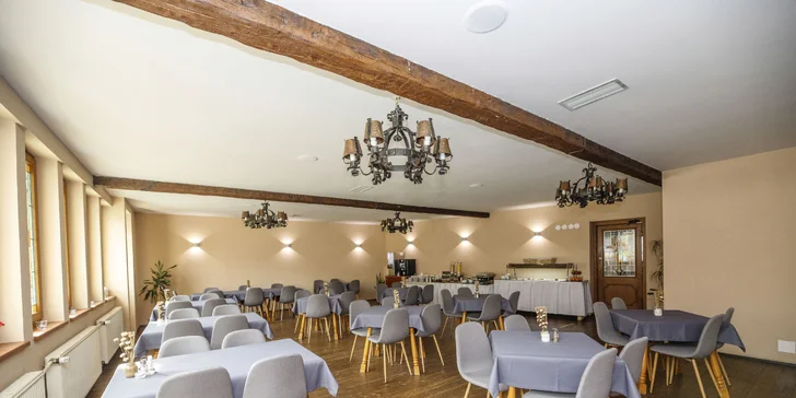Hotel s pivovarem v Krkonoších: snídaně či polopenze, možnost exkurze i romantické večeře