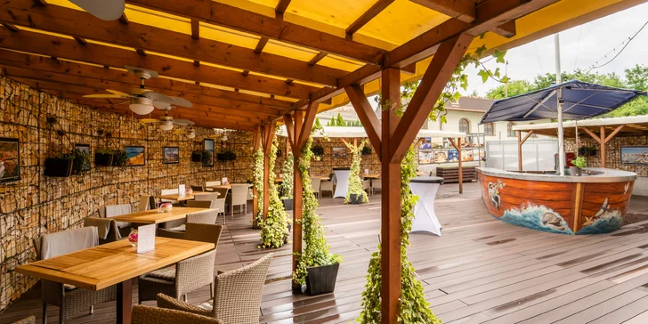 3chodové menu s rumpsteakem a aperolem ve špičkové restauraci Noem Arch